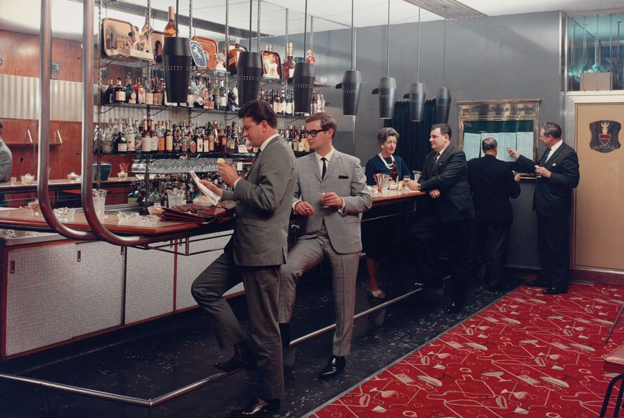Wolfgang Sievers, Club Bar, Menzies Hotel, Melbourne, 1965, chromogenic photograph.