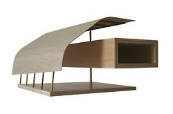 Beach House by Wright Feldhusen Architects. Model by Colin Wright.