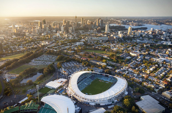 Sydney Football Stadium by Cox Architecture.