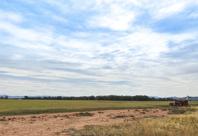 The greenfield site at Harkness, 40k kilometres north-west of the Melbourne CBD.