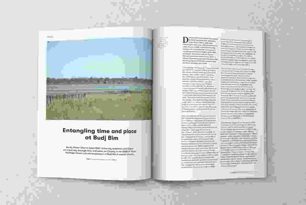 A spread from the May 2021 issue of Landscape Architecture Australia.
