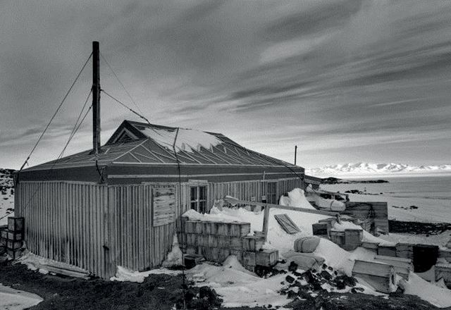 Shackleton’s historic base at Cape Royds, Ross Island.
