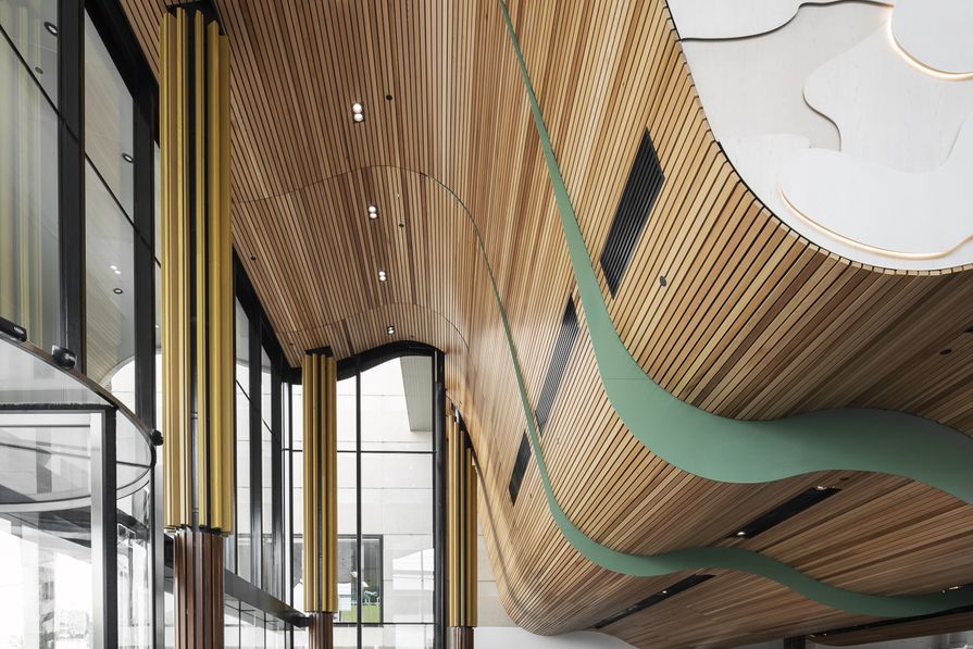 Screenwood Ceilings At ACT Law Courts ArchitectureAU