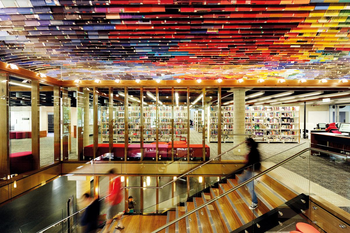 QUT Kelvin Grove Library by Peddle Thorp Architects and James Cubitt