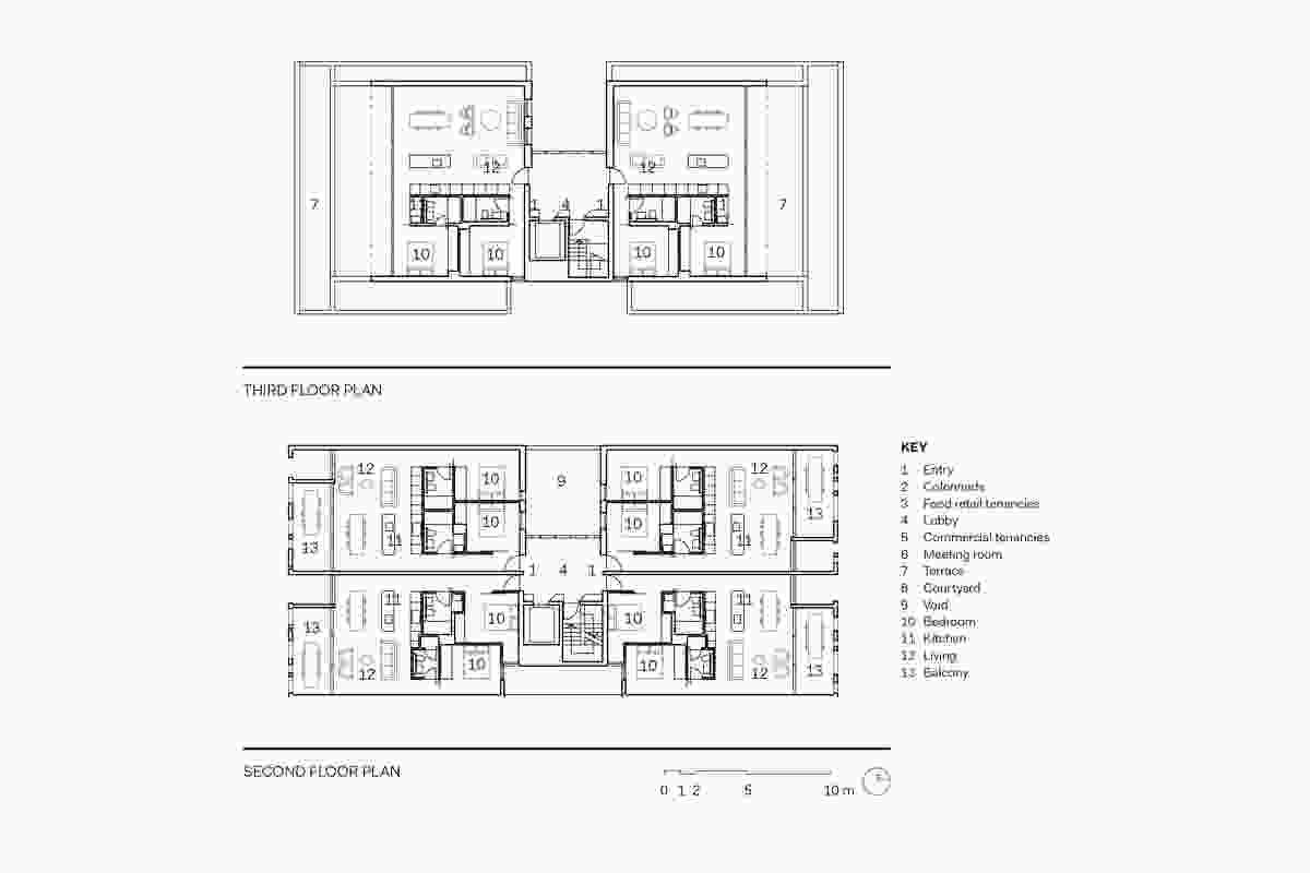 Sydney 385 second and third floor plans.
