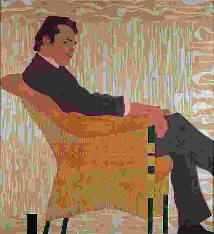 Portrait of the painter Hans Massmann, Egon Schiele, 1909.