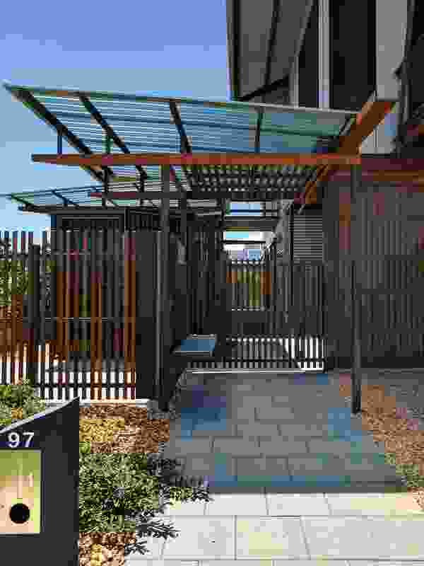 Troppo Architects has mined its established repertoire of techniques and devices – shade screens, layered roofs, big eaves, compact planning – in creating Tropology for DHA, a duplex designed to house defence personnel.