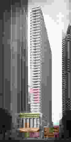 Proposed tower at 525 George Street, Sydney, by Candalepas Associates.